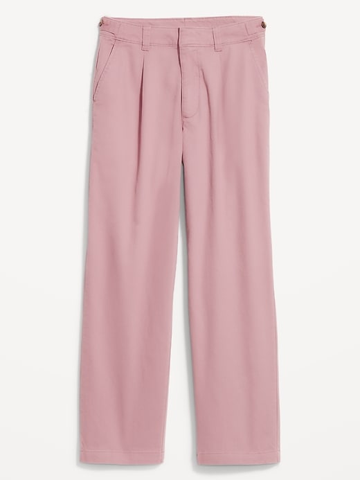 Image number 4 showing, High-Waisted Chino Ankle Pants
