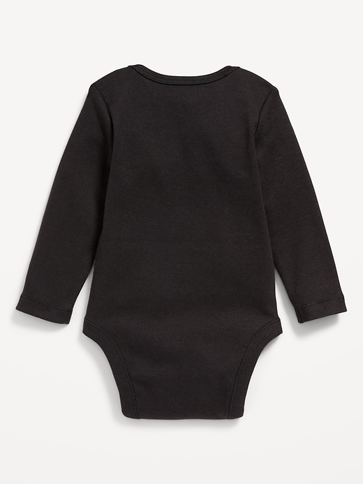 View large product image 2 of 2. Long-Sleeve Graphic Bodysuit for Baby