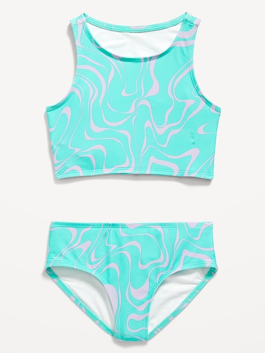 Printed Bikini Swim Set For Girls Old Navy