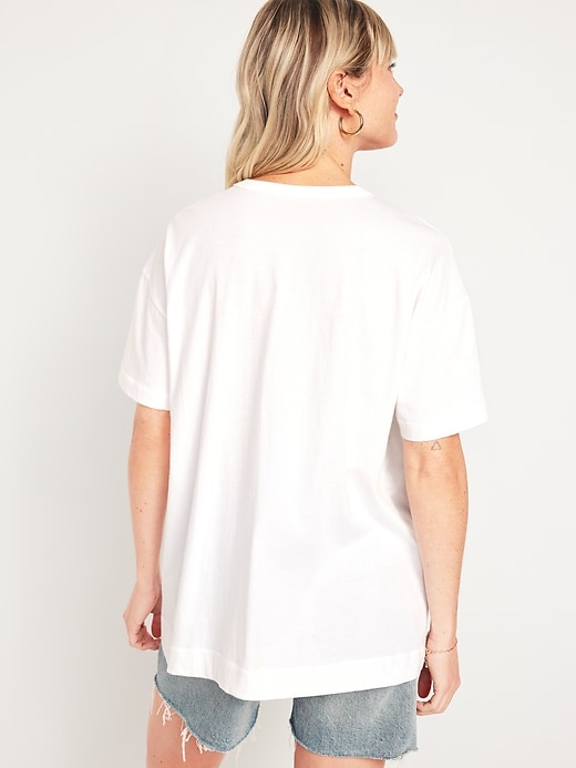 Image number 2 showing, Oversized EveryWear Graphic Tunic T-Shirt
