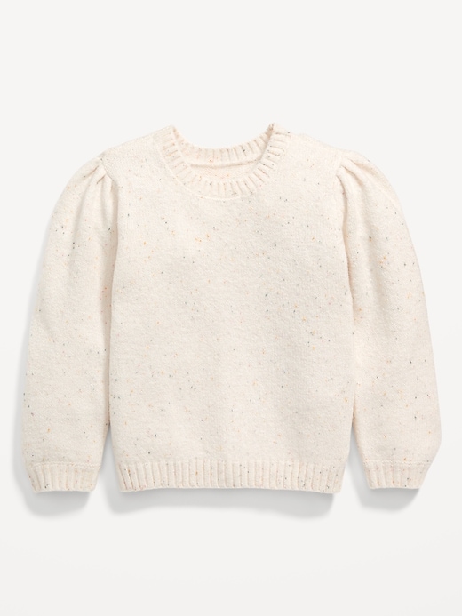 View large product image 1 of 2. Cozy Puff-Sleeve Sweater for Toddler Girls