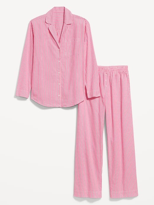 Image number 4 showing, Poplin Pajama Pant Set