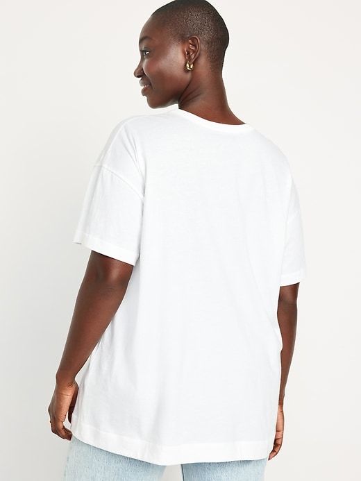 Image number 6 showing, Oversized EveryWear Graphic Tunic T-Shirt