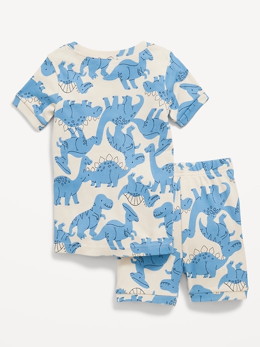 View large product image 2 of 2. Unisex Snug-Fit Printed Pajama Set for Toddler & Baby
