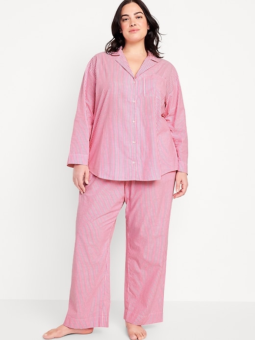 Image number 7 showing, Poplin Pajama Pant Set