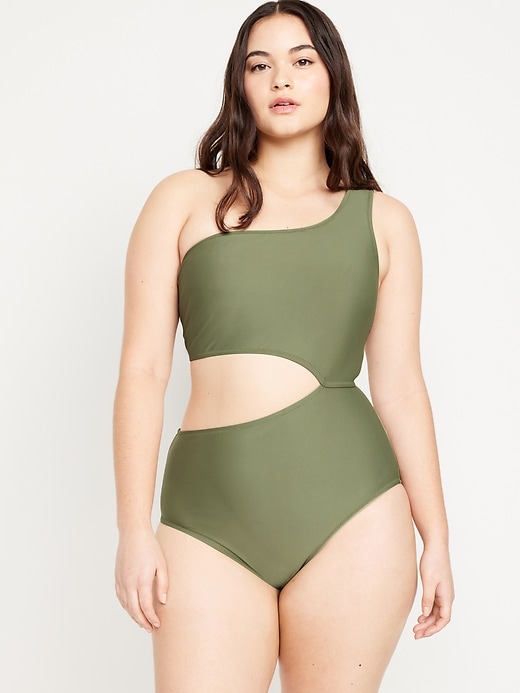 Image number 5 showing, Side Cutout One-Piece Swimsuit