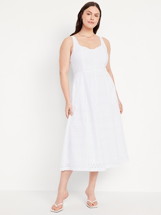 Image number 4 showing, Fit & Flare Sleeveless Midi Dress