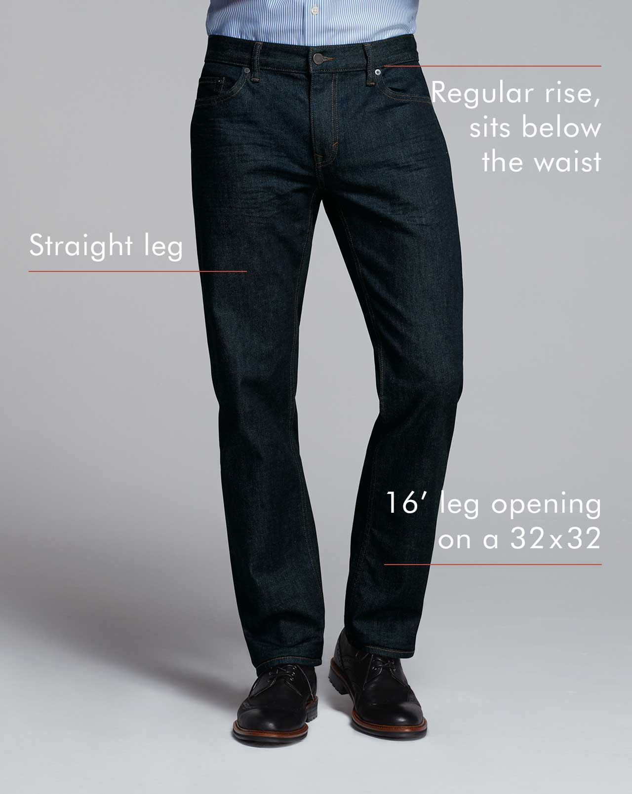 men's straight