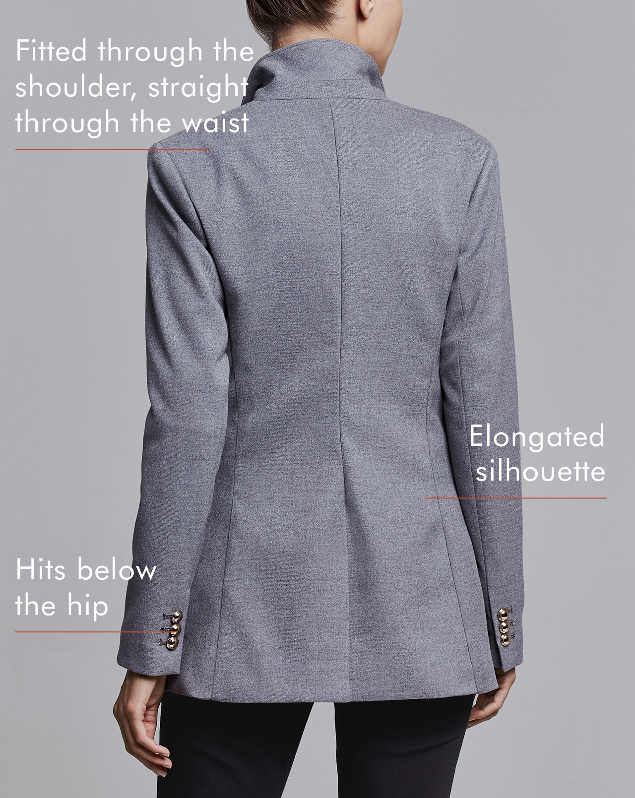 classic blazer fit side