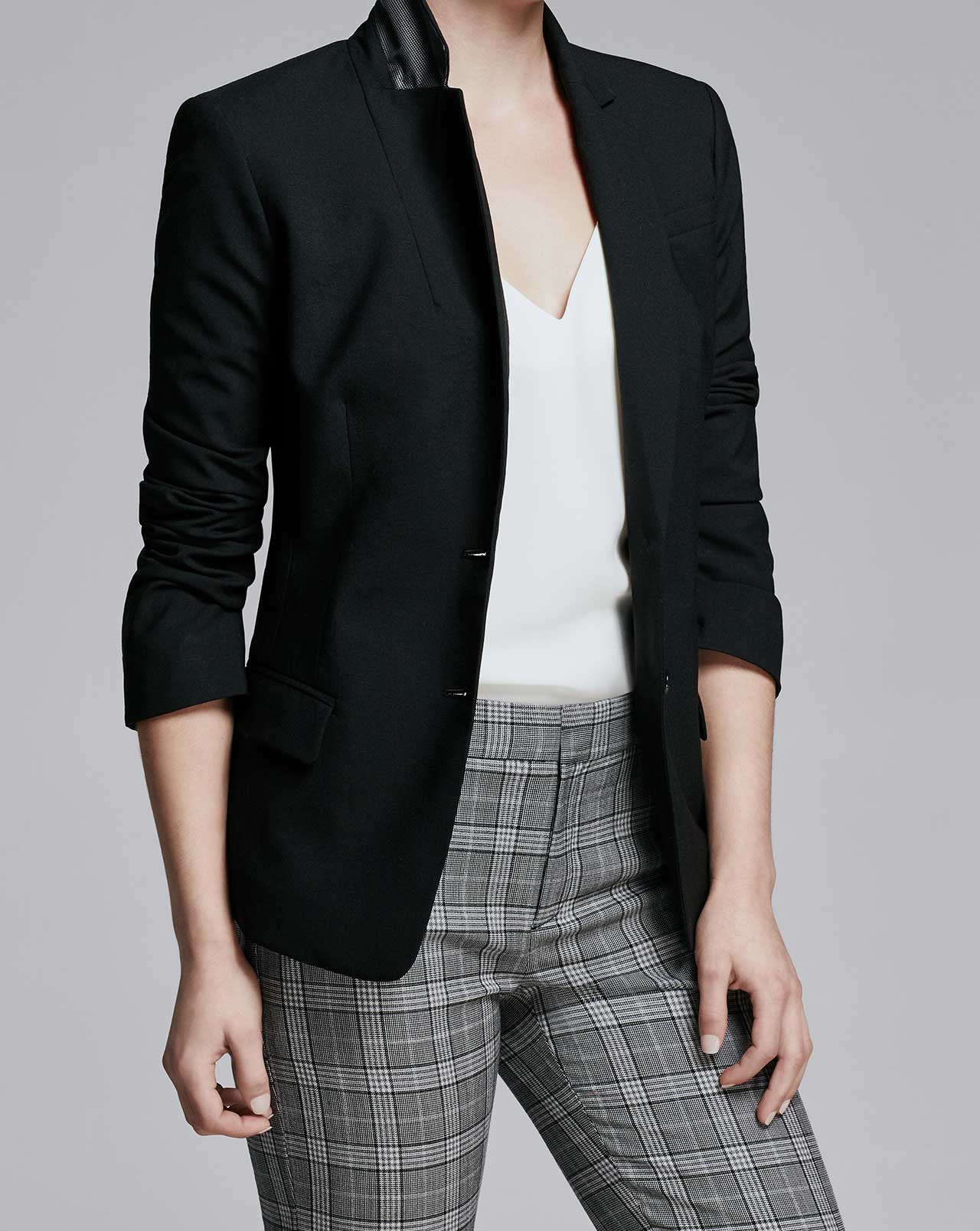 classic blazer thumbnail fit front
