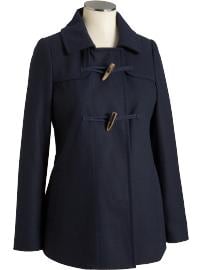 Maternity Wool-Blend Toggle Coats