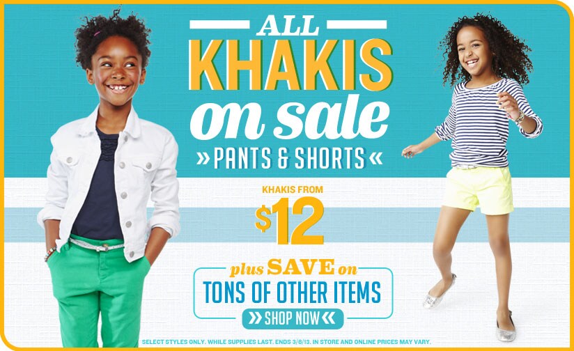 All Khakis on Sale