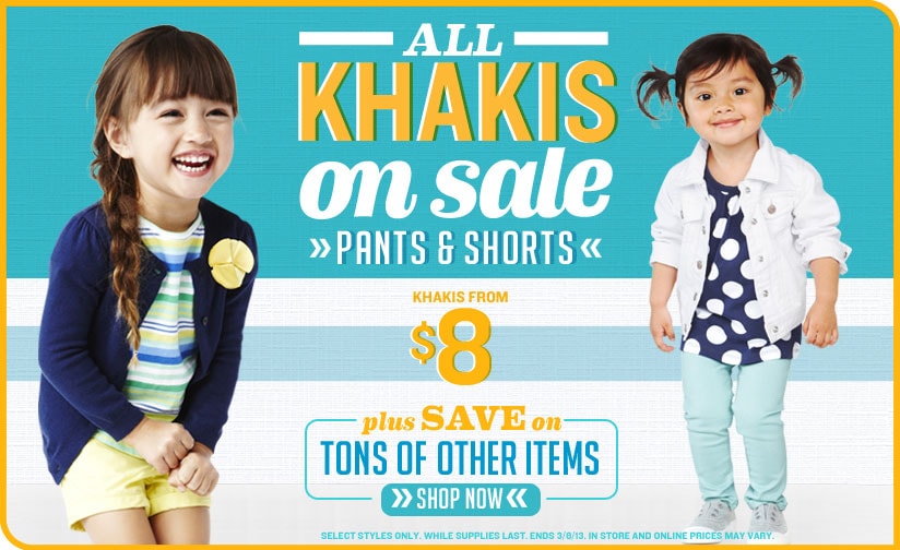All Khakis on Sale