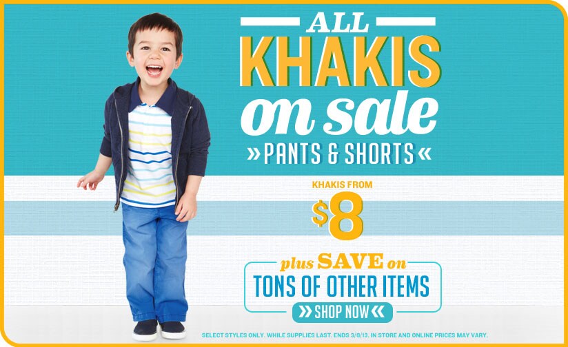All Khakis on Sale