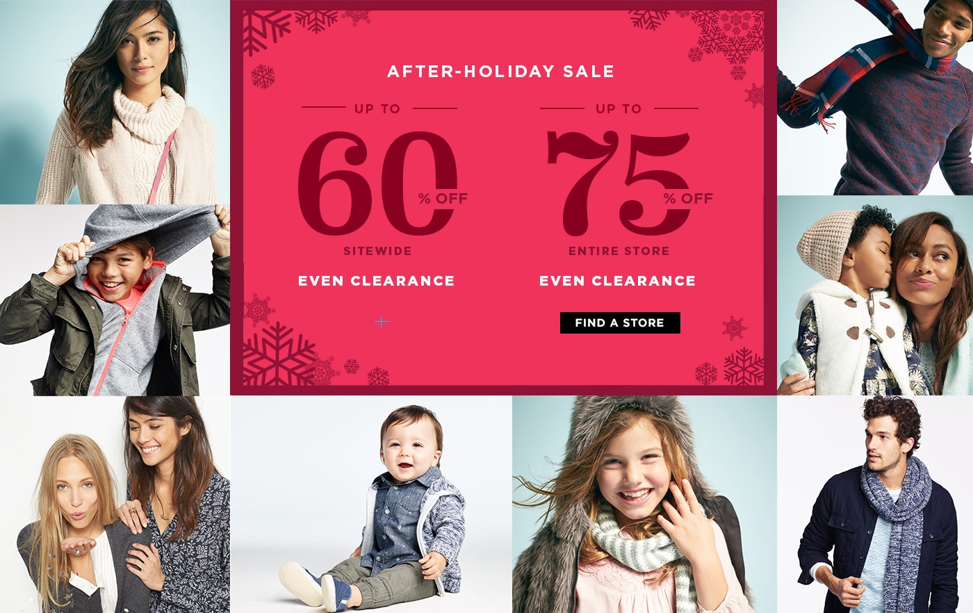 After holidays. Детский Сейл. Gap Holiday sale.