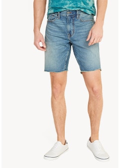 guys jean shorts