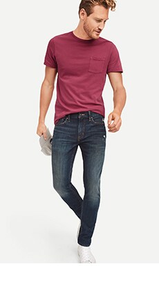 Men's Relaxed Slim Taper Jeans | Old Navy