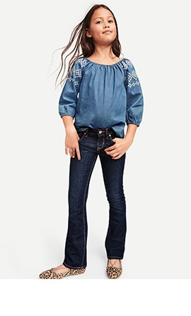 little girl bootcut jeans