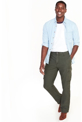 white cargo pants old navy
