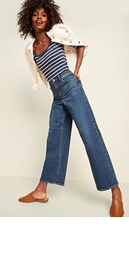 old navy white flare jeans