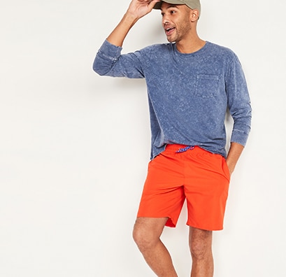 Old navy mens swim shirt Outlet