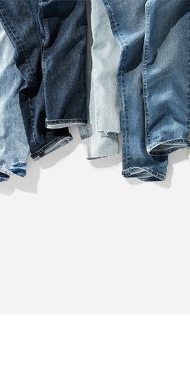 Image featuring an assortment of jeans