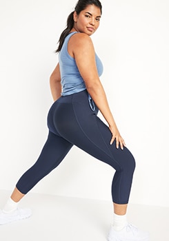 Womens High Waist Gym Leggings Stretch Fitness Sports Ruched Yoga Pants Print N8 