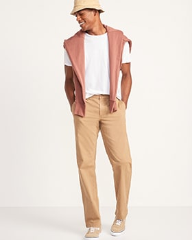 old navy relaxed fit khakis