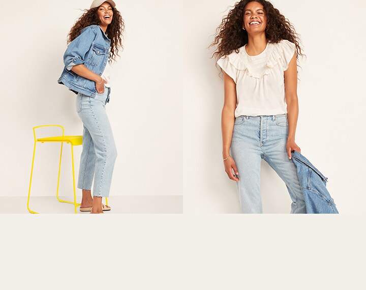 Hi Straight Jeans | Old Navy