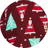 Christmas trees pattern swatch