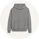 A grey hoodie.