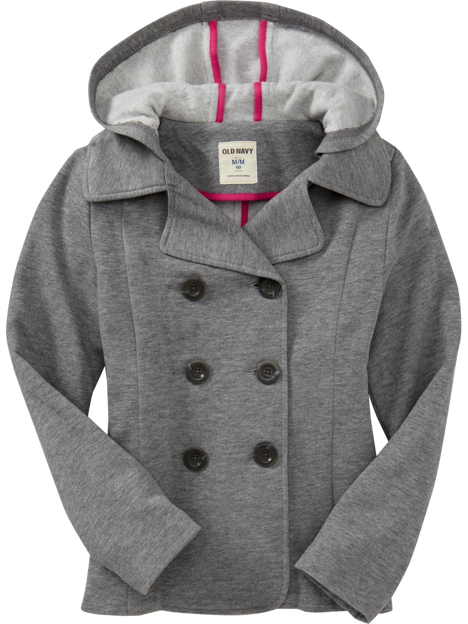 Girls Hooded Jersey Peacoats Old Navy