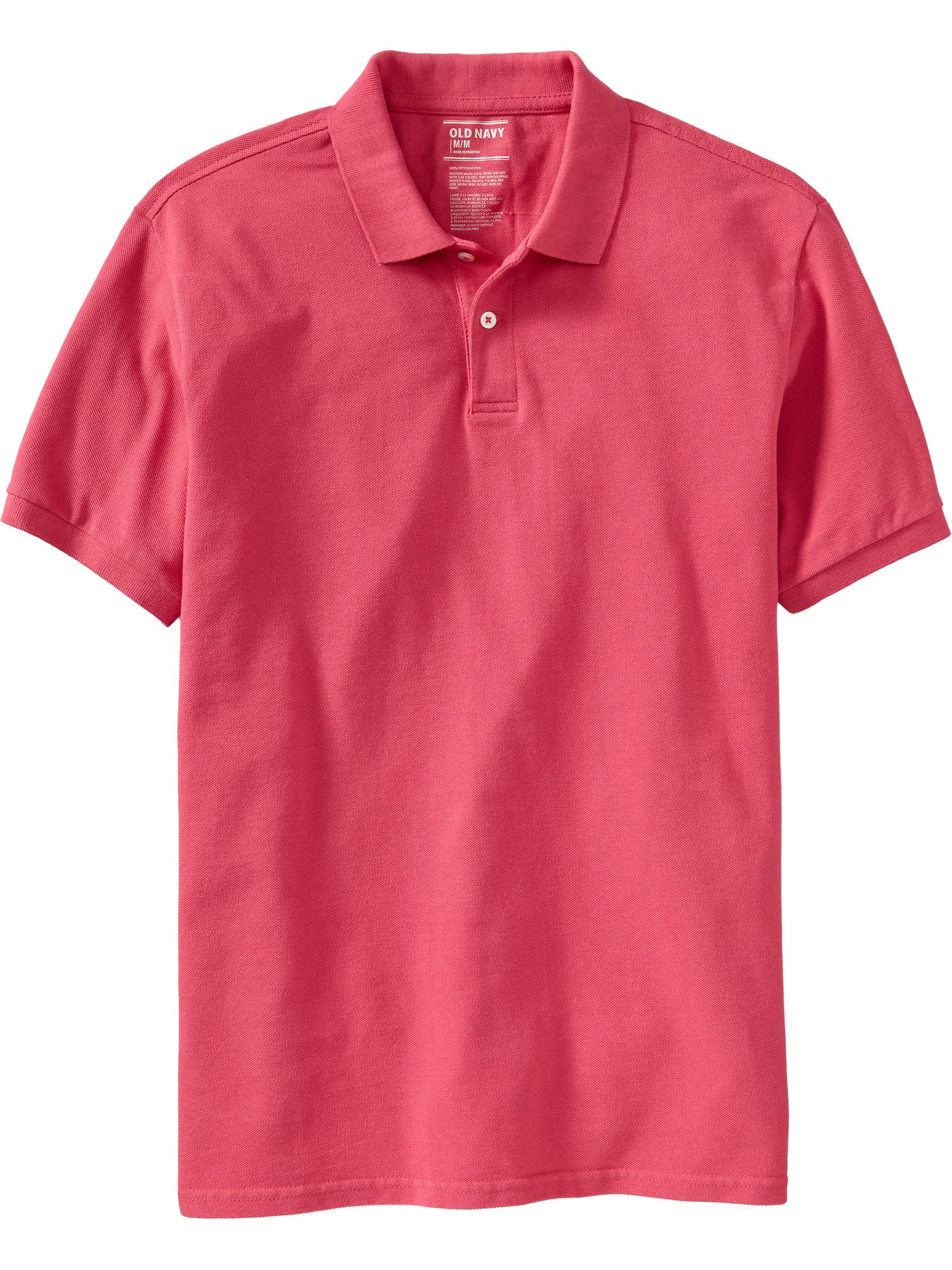 Men's Pique Polos Old Navy