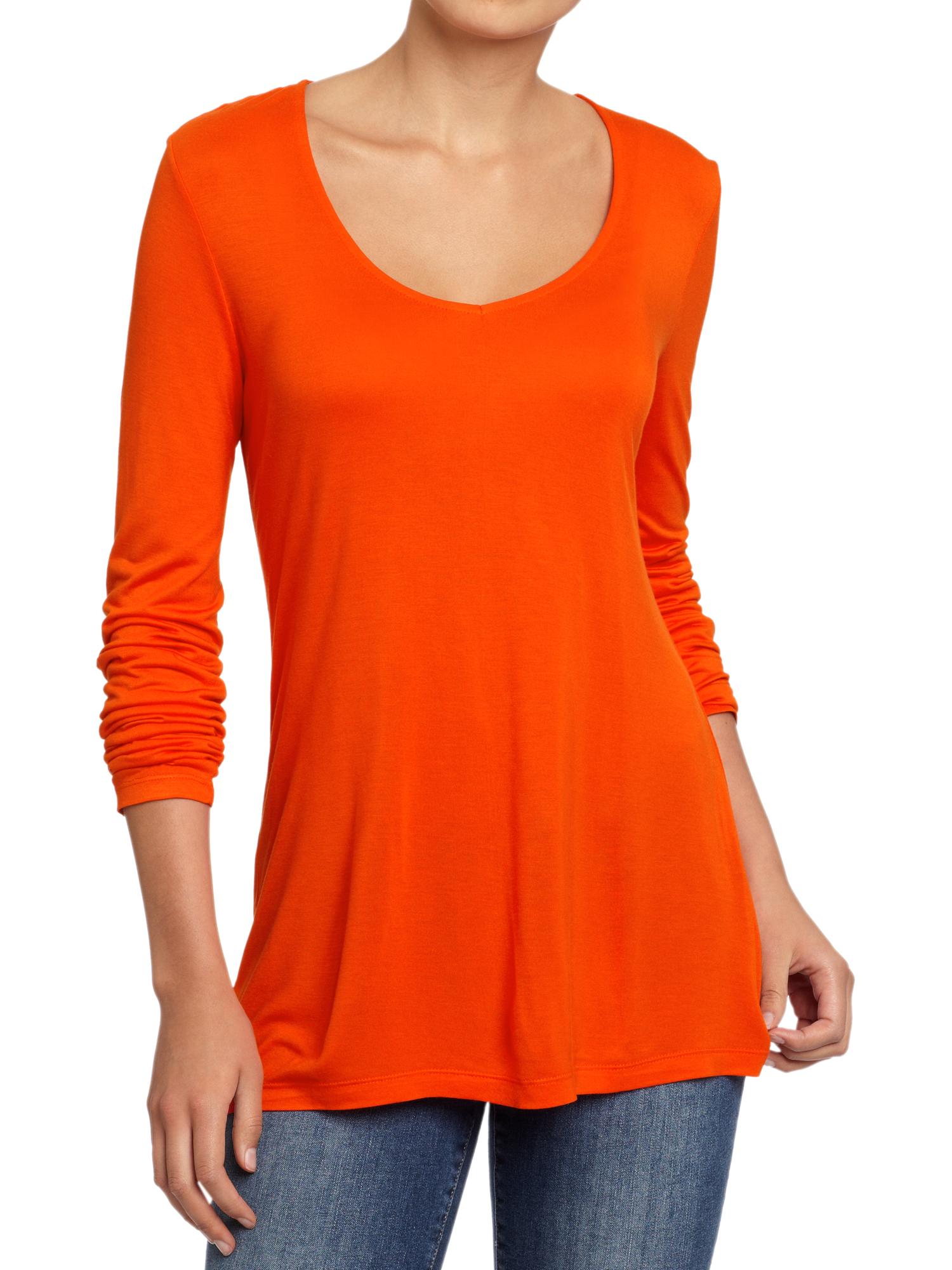 Women's LongSleeve Tunic Tees Old Navy