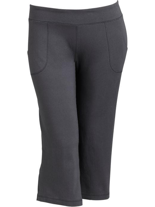 View large product image 1 of 1. Women'S Plus Cropped Wide-Leg Yoga Pants