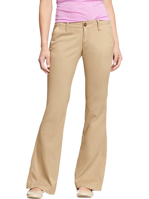 Old Navy Womens The Diva Everyday Flare Khakis | Shop Your Way: Online ...