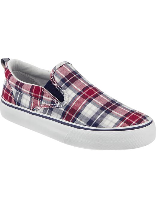 View large product image 1 of 5. Canvas Slip-Ons for Boys