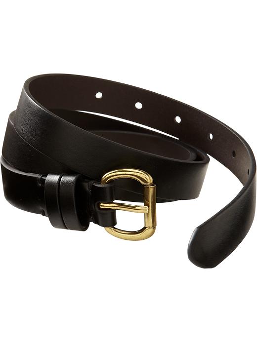 View large product image 1 of 1. Women's Faux-Leather Belts