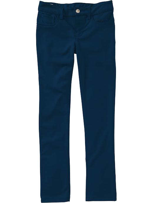View large product image 1 of 1. Girls Ponte-Knit Super Skinny Pants