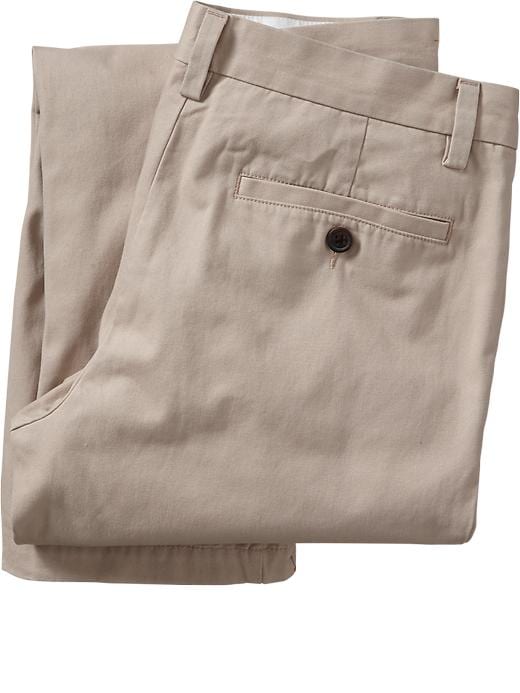 View large product image 2 of 2. Classic Straight-Leg Khakis for Men