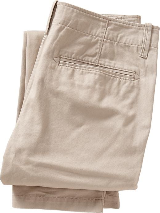View large product image 2 of 2. Men's New Broken-In Slim-Fit Khakis