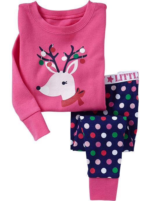 View large product image 1 of 1. Reindeer PJ Sets for Baby