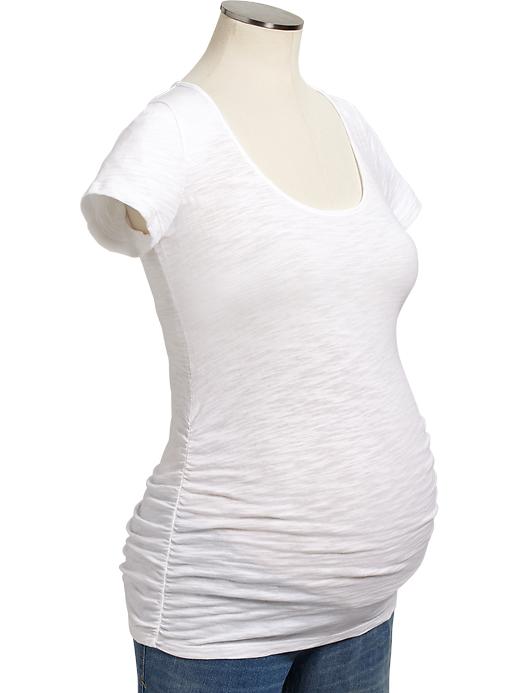 View large product image 1 of 1. Maternity Slub-Knit Tees