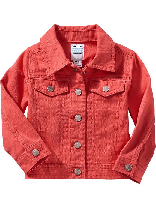 Old Navy Denim Jackets For Baby – Coral integrity | Girls Denim Jacket