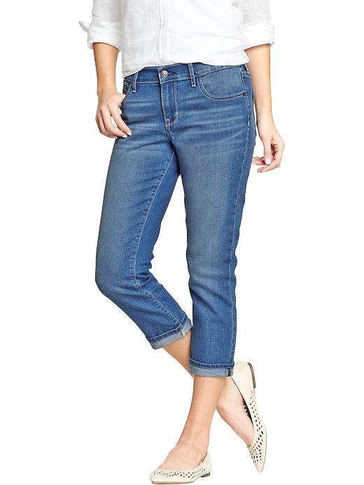 View large product image 1 of 2. Women's The Sweetheart Denim Capris (22")