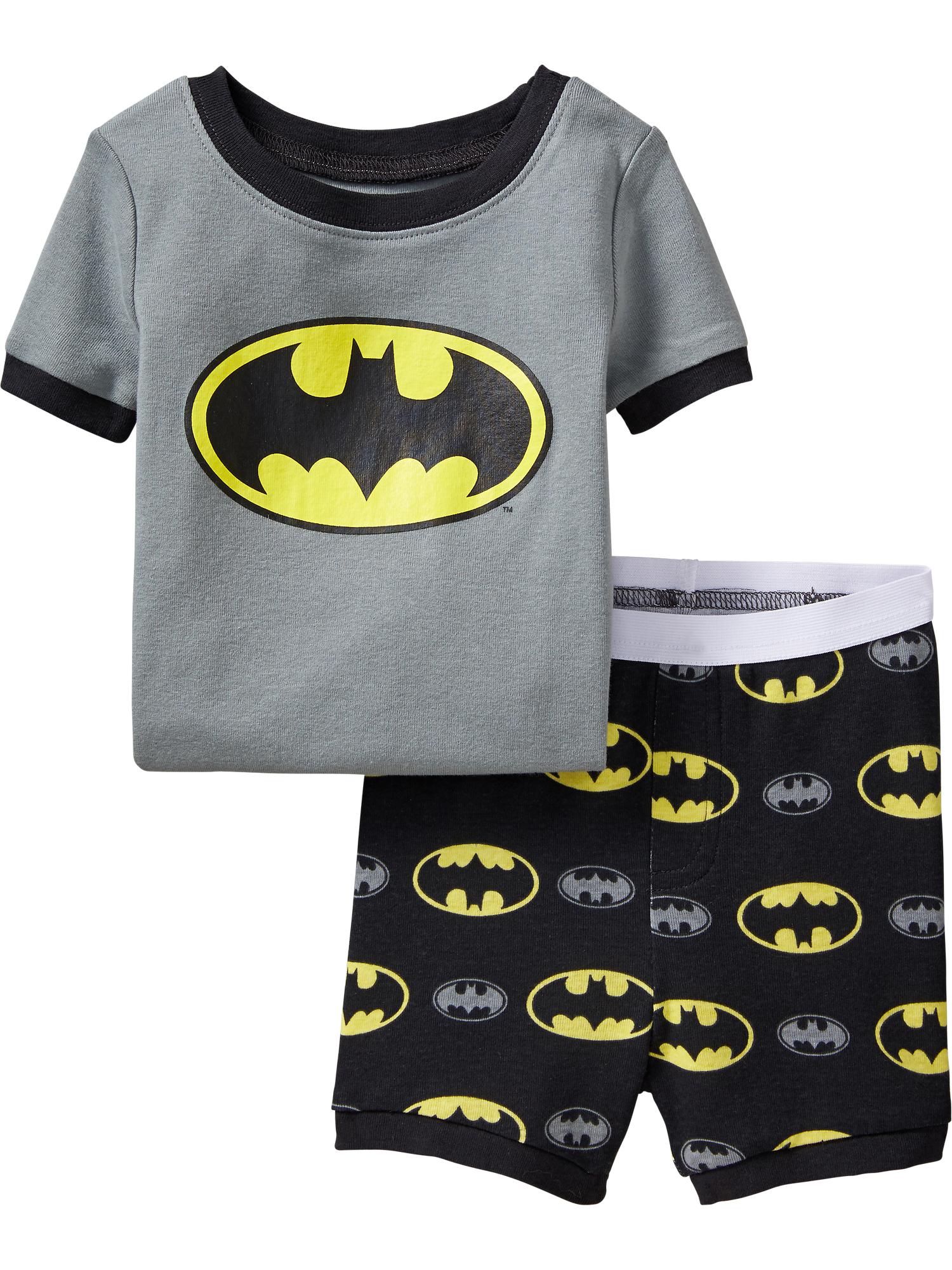 OLD NAVY DC Comic Batman PJs Size 7S Kids pajama set 