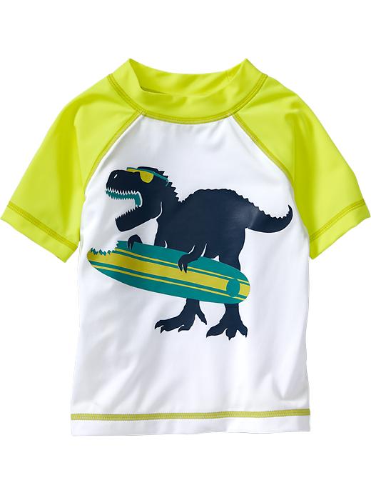 View large product image 1 of 1. Dinosaur Rashguards for Baby