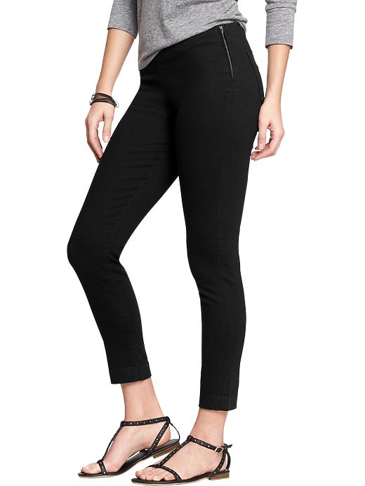 View large product image 1 of 2. Women's The Rockstar Clean-Front Cropped Jeans