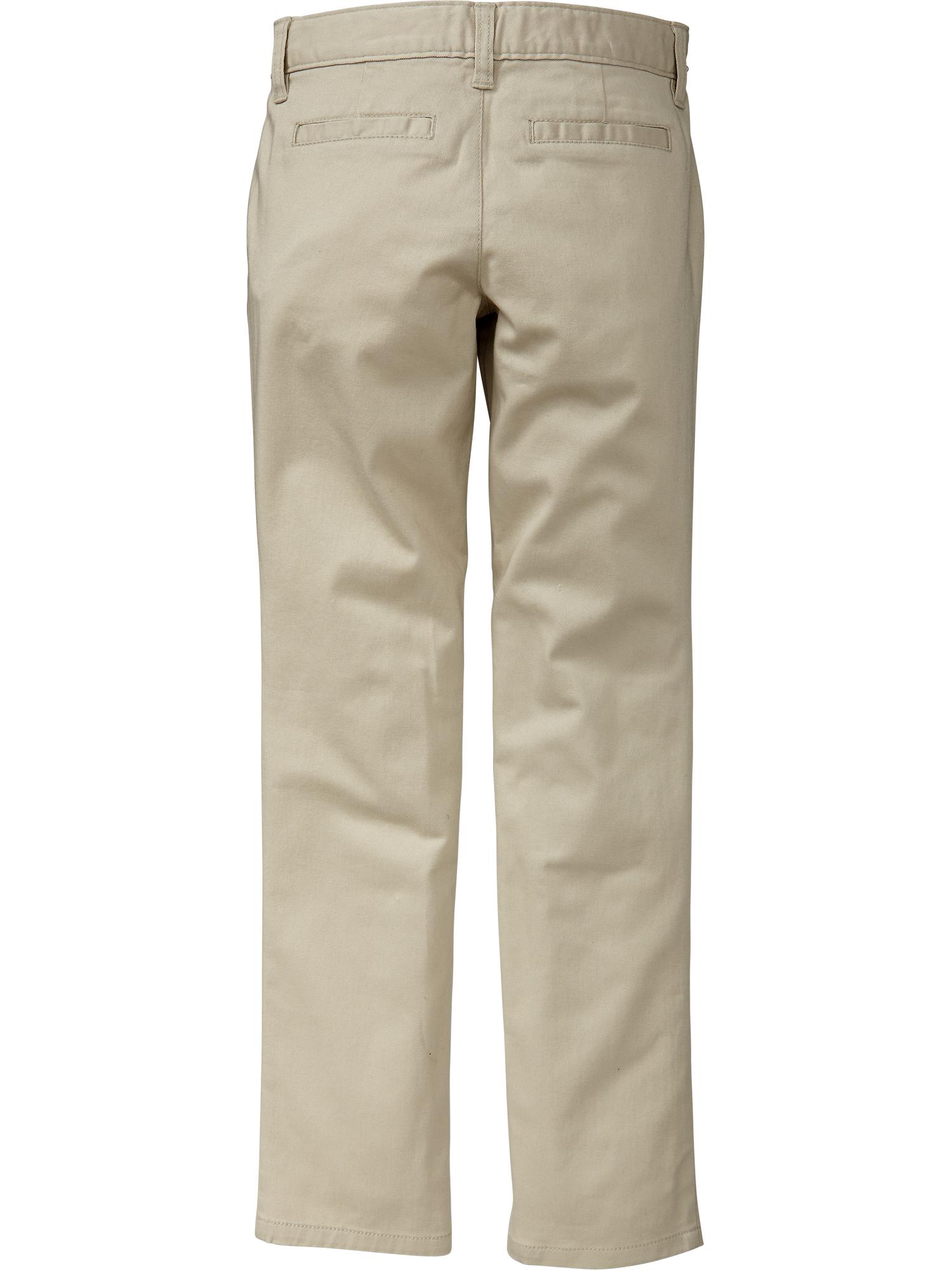 Old Navy Girls Uniform Light Brown Skinny Pants Size 14