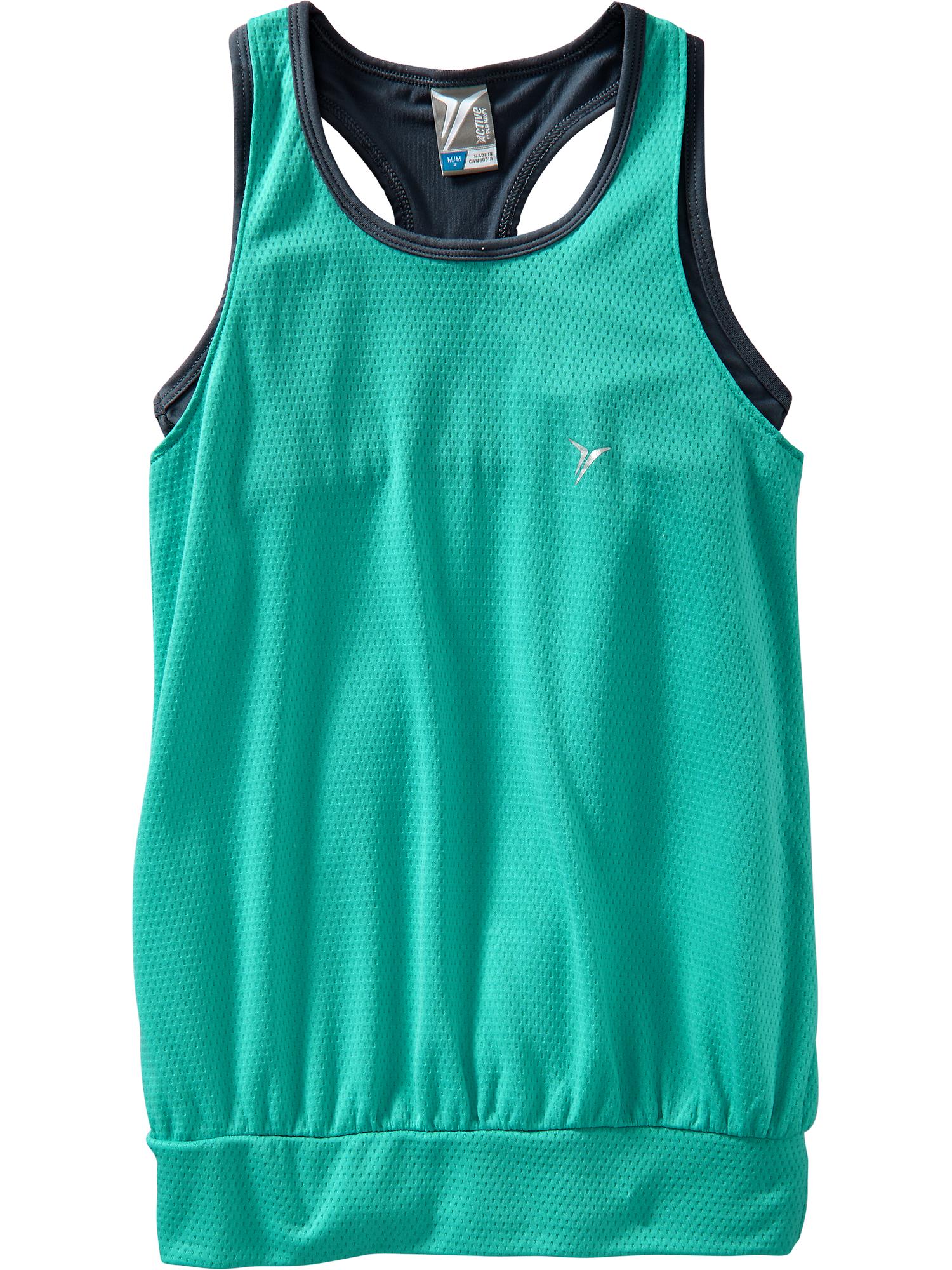 Girls Old Navy Active Bubble Tanks Old Navy